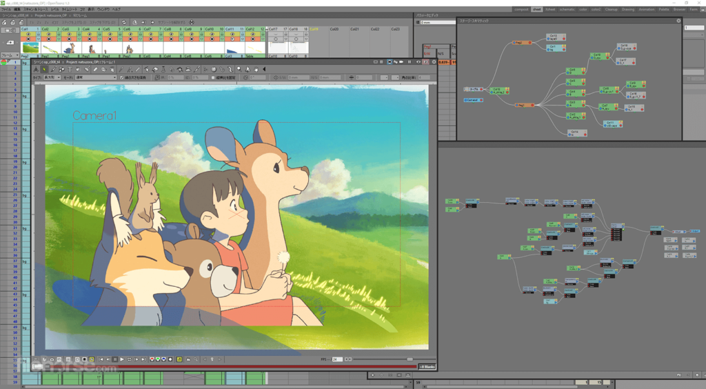 Conception du film d'animation « Le Voyage de Chihiro » avec OpenToonz